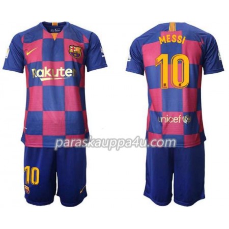 FC Barcelona Lionel Messi 10 Lasten Kotipelipaita 2019-2020 Lyhythihainen (+ shortsit)